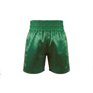 Shorts de boxe Muay Thai pour hommes, vêtements de combat MMA, logo en relief, broderie en chaîne, polyester durable, coupe régulière, taille adulte - Product Image 4