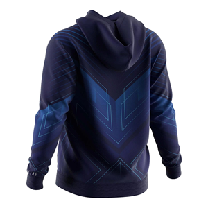 Sudadera con Capucha Azul para Hombre, Transpirable, Cómoda y Duradera, Ropa Deportiva para Entrenamiento y Uso Casual - Product Image 3