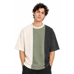 Camiseta Oversize para Hombre, 100% Algodón, Corte Holgado, Ropa de Verano, Manga Corta, Suave, Informal - Product Image 1