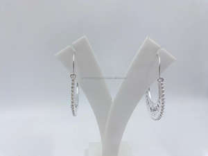 Best Price Gold Plated Sterling Silver Hoop <b>Earrings</b> Personalized <b>Name</b> Classic Unique Wedding Gift Idea for Women for Party - Product Image 2