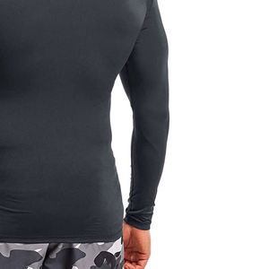 Eco-Friendly Men's Gym Fitness Compression Shirts Polyester Cotton Quick Dry Breathable Full <b>Sleeve</b> Customizable Sizes & Color - Product Image 6