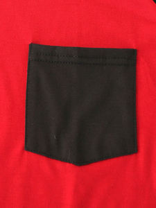 Camisetas de Cuello Redondo para Hombre, Cómodas, Negras y Rojas, con Diseño Arrugado, Mangas Plegadas, Transpirables y Holgadas, Gran Venta - Product Image 5