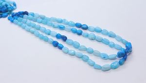 Beautiful Blue <b>Opal</b> Smooth Gemstone Beads Blue <b>Opal</b> Nuggets Shape Plain Tumble Gemstone Beads Natural Blue <b>Opal</b> Loose Beads - Product Image 4