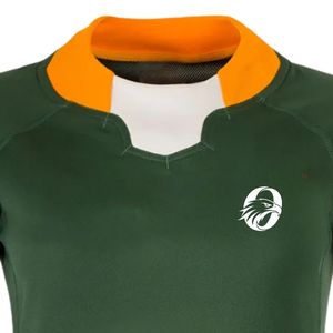 Green Boys Breathable Rugby Jersey Short Sleeve Team Uniform Sports <b>Shirt</b> Waterproof Quick Dry Match Training Wear Athletic - Product Image 5