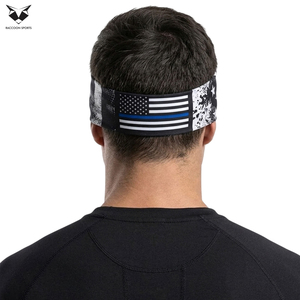 Diadema Deportiva Transpirable de Secado Rápido, Suave, Absorbente de Humedad, Alta Elasticidad, Antideslizante, con Diseño de Estrellas y Rayas - Product Image 6