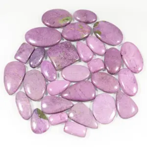 100% cabujones de Stichtite púrpura increíbles naturales para hacer joyas Stichtite Gemstone venta al por mayor lote de piedras preciosas mezcla forma y tamaño - Product Image 1