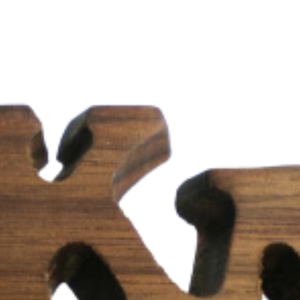 Pin de solapa de madera AKA con letras, acabado marrón, para bolsos, sombreros, accesorio de hermandad griega - Product Image 5
