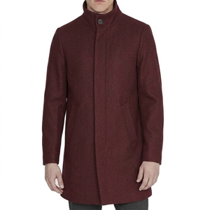 Veste longue matelassée décontractée pour homme, manteau chaud d'hiver avec fermeture avant et poches latérales zippées - Product Image 1