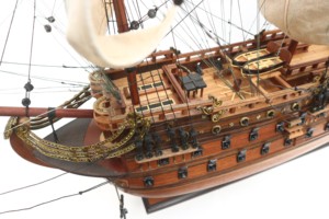 Best Selling - SAN FELIPE WOOD FINISHED - Handcrafted Wooden Spanish Tall Ship Polished Model From Vietnam Manufacturer - Product Image 2