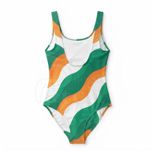 Traje de Baño Moderno de Una Pieza para Mujer, Traje de Baño Deportivo Personalizado con Diseño de Sublimación, Tejido Elástico de Secado Rápido para Playa, Piscina, Entrenamiento y Deportes - Product Image 2