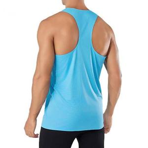 Camiseta deportiva y de fitness de color sólido transpirable con cuello redondo para hombre, combina comodidad y estilo - Product Image 5