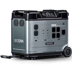 Nouvelle centrale électrique portable P5000 5120Wh 2200W, générateur solaire, batterie LiFePO4, neuve - Product Image 3