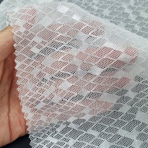 Tela de Encaje Elástica Geométrica de Nailon y Spandex de 147 cm, Tela de Encaje Ligera de Punto por Urdimbre para Lencería, Vestidos y Prendas de Vestir - Product Image 5