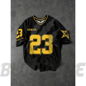 Camiseta Deportiva Genius 23 Verde con Estampado por Sublimación, Unisex para Adultos, Transpirable, de Poliéster - Product Image 3