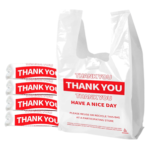 HDPE Biodegradable Plastic <b>Packaging</b> <b>Bags</b> with Drawstring Custom Made Waterproof Durable Heavy Duty Bulk Export - Product Image 1