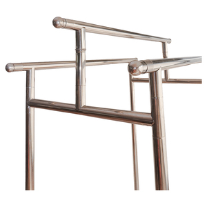 Présentoir de Luxe Pliable Bros Display en Métal Moderne, Portatif et Robuste pour Vêtements, Support de Présentation Commerciale, Porte-Vêtements OEM ODM Vietnam - Product Image 4