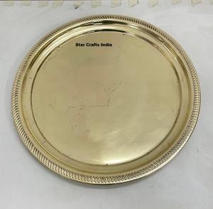 Plato Decorativo de PP de 13 Pulgadas, Estilo Americano, Ecológico, para Bodas y Restaurantes, en Colores Dorado, Plateado, Verde, Rosa y Blanco - Product Image 3