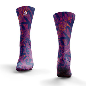 OEM <b>Custom</b> Sublimation Sports <b>Socks</b> High <b>Grip</b> Non Slip Soccer Football <b>Socks</b> Breathable Quick Dry Polyester Teamwear - Product Image 1