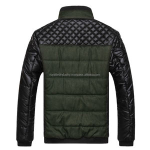 แจ็กเก็ตลำลองบุนวมอบอุ่นเสื้อคลุมโค้ทผู้ชาย4XL เสื้อผ้ามียี่ห้อ2025เสื้อโค้ท PU หนาสำหรับฤดูหนาวของผู้ชาย - Product Image 2