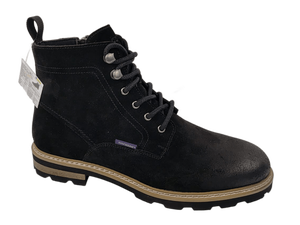 Botines Chelsea de Ante con Punta Redonda, Sin Cordones, Impermeables, con Suela de Goma Antideslizante, Entresuela de EVA y Forro de Microfibra para Todas las Estaciones - Product Image 1