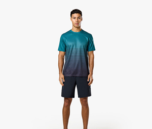 T-shirt décontracté respirant de couleur unie en matériau de qualité supérieure, livraison rapide, t-shirt pour homme, directement de l'usine - Product Image 2