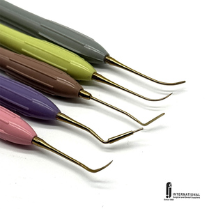 Ensemble d'instruments de restauration dentaire de haute qualité, 5 pièces, LM Artre, en acier inoxydable, ergonomique, léger, avec silicone de qualité supérieure - Product Image 3
