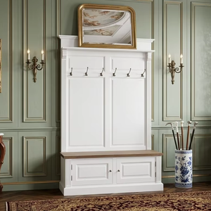 Armario de Dos Puertas Deren Capstock, Diseño Moderno y Limpio, Acabado Natural, Almacenamiento de Madera para Dormitorio u Oficina - Product Image 2