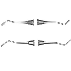 เครื่องมืออุดฟันแบบสองด้าน Dental 9, 10, 11, 12 Back Action Plugger ทำจากสแตนเลสสตีล สำหรับอุดฟันและบีบอัดยา OEM Zetomed Pro - Product Image 6