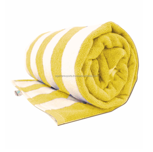 Serviettes de plage de luxe VIP 250 GSM, super douces et absorbantes, serviettes de piscine personnalisées pour hôtels, vente en gros d'usine - Product Image 2