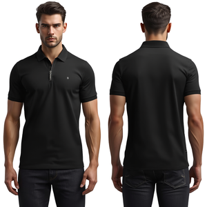 Camiseta Polo de Lujo para Hombre con Cierre en el Cuello, Moda Urbana Premium - Product Image 2