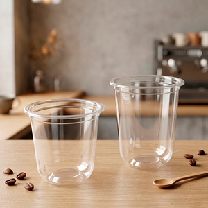 Wholesale PP PET <b>Plastic</b> <b>Cups</b> Transparent <b>Cup</b> Disposable Beverage <b>Cups</b> 12 16 20oz with 95mm Lids - Product Image 6