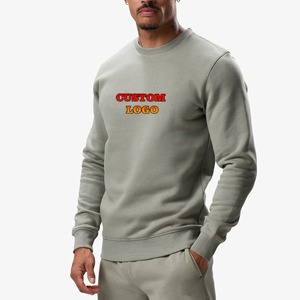 Sweat-shirt à col rond surdimensionné OEM personnalisé pour homme, vente en gros, haute qualité, unisexe, impression frontale, logo brodé, sweat à capuche - Product Image 4