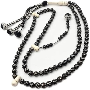 Cuentas de Oración _ 2026, Gran Venta, 100% Coral Negro, Rosario de Oración Islámico de Coral Negro Antiguo, Lujoso y Muy Hermoso - Product Image 1