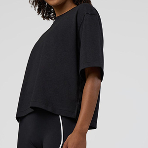 Camisetas Casuales de Manga Corta para Mujer, Ajustadas, de Color Sólido, Camisetas de Alta Calidad para Mujer - Product Image 1