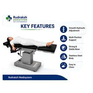 Table chirurgicale manuelle en acier inoxydable pour la chirurgie orthopédique et générale - Product Image 2