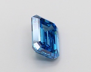 Diamant CVD de 1,06 carat, taille émeraude, bleu vif fantaisie, excellente finition, clarté VS2, pierre cultivée en laboratoire, stock DL9 22500 - Product Image 4