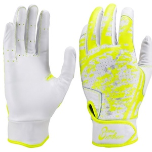 ถุงมือตีเบสบอลโลโก้แบบกำหนดเอง ถุงมือตีเบสบอลหนังกันลื่นระดับมืออาชีพสำหรับผู้เล่นเบสบอลผู้ใหญ่และเยาวชน - Product Image 3