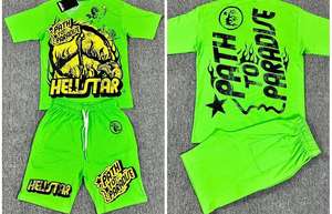 Nouvel ensemble de sport pour homme 2026 : T-shirt à manches courtes et short de jogging, idéal pour la gym, la course et l'athlétisme, coupe oversize - Product Image 2