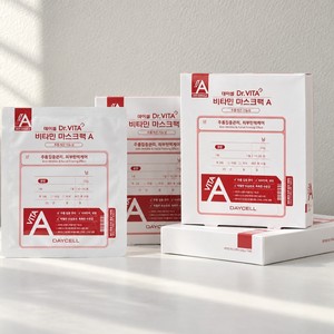 แผ่นมาส์กหน้า Daycell Deycell Dr Vita Mask Pack A 25 กรัม 10 แผ่น แผ่นมาส์กหน้า แผ่นมาส์กหน้าเกาหลี แผ่นมาส์กยกกระชับใบหน้า แผ่นมาส์กหน้าเพื่อความงาม - Product Image 4