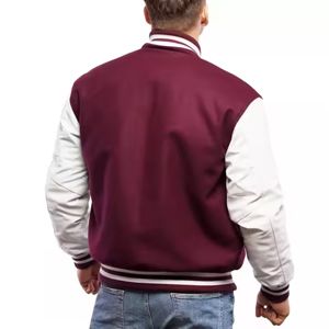 OEM Manufacturer Letterman Embroidery Crop <b>Jacket</b> Causal Varsity <b>Baseball</b> Bomber <b>Jacket</b> Custom Women Bomber <b>Jacket</b> <b>For</b> <b>Men</b> - Product Image 3
