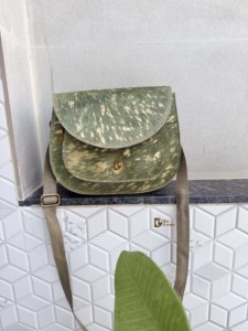 Bolso de Mano Ligero de Cuero Metálico de Alta Calidad para Mujer, Bolso Bandolera Estilo Bohemio, Cuero Auténtico, Hecho a Mano, para Uso Diario - Product Image 5