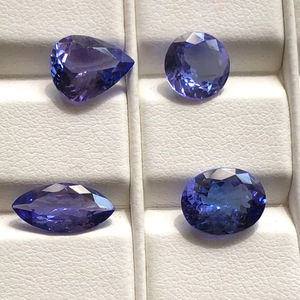 Piedras Preciosas Sueltas de Tanzanita Natural, Calidad AA, Corte Pera, Azul, 2-3 Quilates, para Joyería de Lujo, Piedra de Nacimiento de Diciembre - Product Image 1