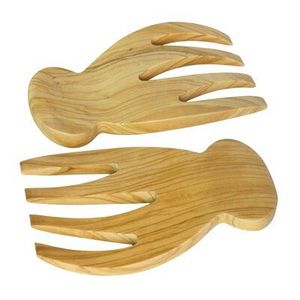 Wooden Salad <b>Hand</b> Mixer for Modern Kitchen Setup Eco Style Wooden Salad Tossing <b>Hands</b> - Product Image 1