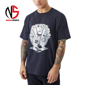 เสื้อยืดโอเวอร์ไซส์ผู้ชายผ้าโพลีเอสเตอร์สั่งทำยอดนิยม / เสื้อยืดโอเวอร์ไซส์ผู้ชายใส่สบาย รุ่น 2026 - Product Image 1