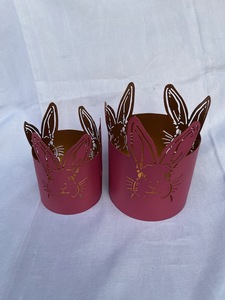 Lanternes en fer découpées avec poignée pour la décoration de la maison, porte-bougies de Noël - Product Image 3