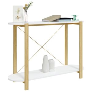 Console in legno bianco 43.3 da tavolo "x 15" x 29.5 "consolle da tavolo collezione - Product Image 4