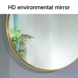 Modern Gold Round Wall <b>Mirror</b> Metal Frame Decorative Bathroom <b>Mirror</b> for Hotel Home Living Room Decor Bulk Supply - Product Image 6