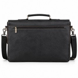 Classic <b>Leather</b> Messenger <b>Bag</b> Crossbody Shoulder <b>Bag</b> Vintage <b>Leather</b> Satchel Laptop Work <b>Bag</b> Unisex Travel Handmade Office Gifts - Product Image 2