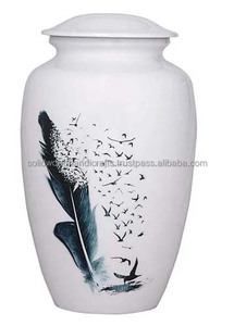 Venta caliente de alta calidad hermoso diseño latón adultos urnas de cremación para cenizas urnas hechas a mano urnas funerarias - Product Image 3
