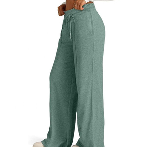 New Design Women's Fleece Sweat Pants 100% Cotton Eco-Friendly Windproof Outdoor Use Casual Best Quality - Product Image 1